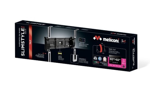 Meliconi SlimStyle Plus 400 ST 2,08 m (82") Nero