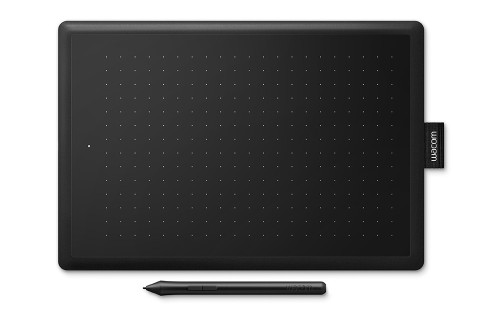 Wacom One by Medium tavoletta grafica Nero 2540 lpi (linee per pollice) 216 x 135 mm USB