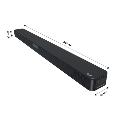 LG SN4.DEUSLLK altoparlante soundbar Argento 2.1 canali 300 W