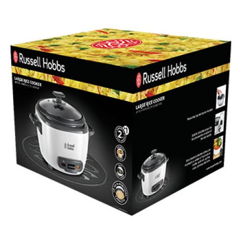 Russell Hobbs 27040-56 cuoci riso 500 W Nero, Bianco