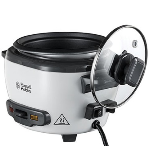 Russell Hobbs 27020-56 cuoci riso 0,4 L 200 W Nero, Bianco