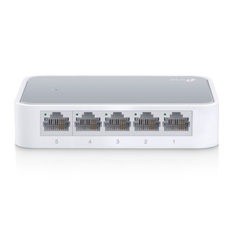 TP-Link TL-SF1005D Gestito Fast Ethernet (10/100) Bianco