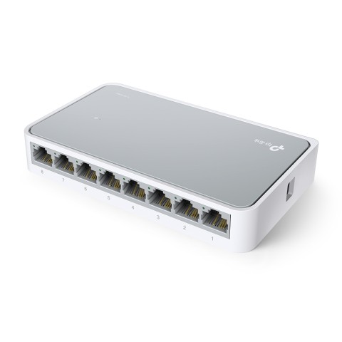 TP-Link TL-SF1008D Non gestito Fast Ethernet (10/100) Bianco