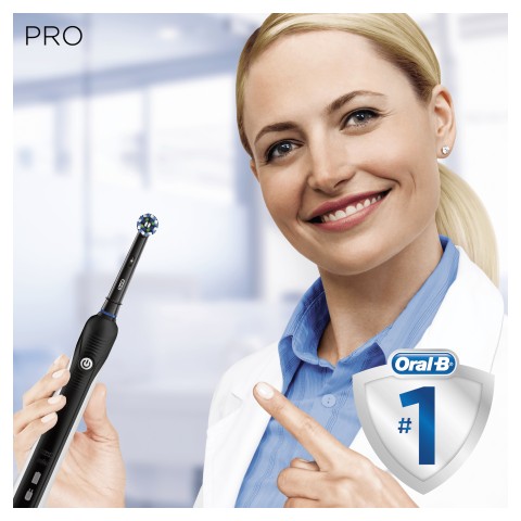 Oral-B PRO Spazzolino Elettrico 750 Nero