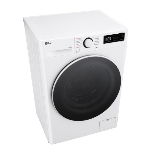 LG D2R5S09TSWW Lavasciuga slim 9/5kg AI DD, Classe E, 1200 giri, TurboWash 360, Vapore