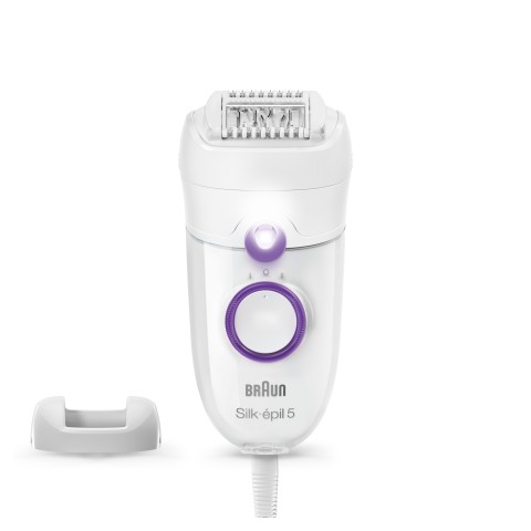 Braun Silk-épil 5 -505 Power Epilatore Donna Per Primi Utilizzi Epilazione Delicata Con Filo Per Un’Alimentazione Senza Interruzioni,