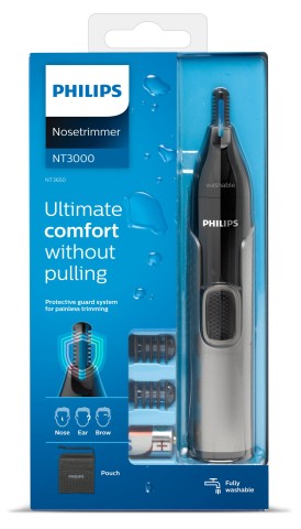 Philips 3000 series Nose trimmer series 3000 NT3650/16 Rifinitore per peli di naso, orecchie e sopracciglia