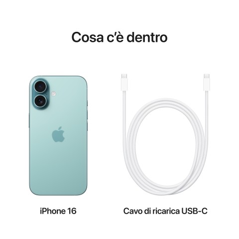 Apple iPhone 16 128GB Verde acqua