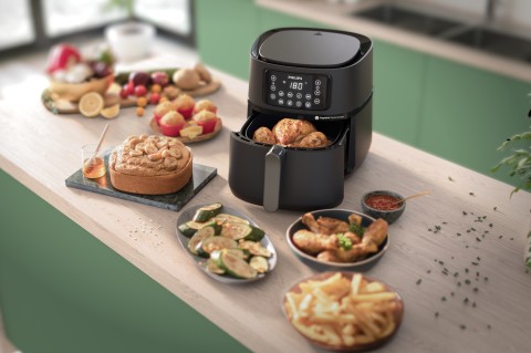 Philips 5000 series Airfryer 7.2L, Friggitrice ad aria 16-in-1, App per ricette , accessorio teglia HD9285/93