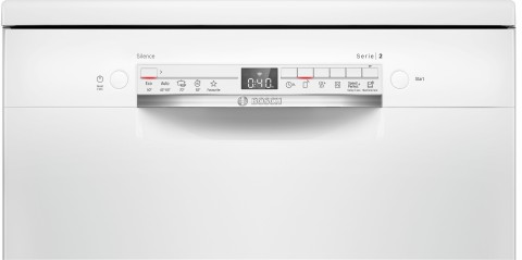 Bosch Serie 2 SMS2HTW02E Lavastoviglie da libera installazione 60 cm Bianco Classe D