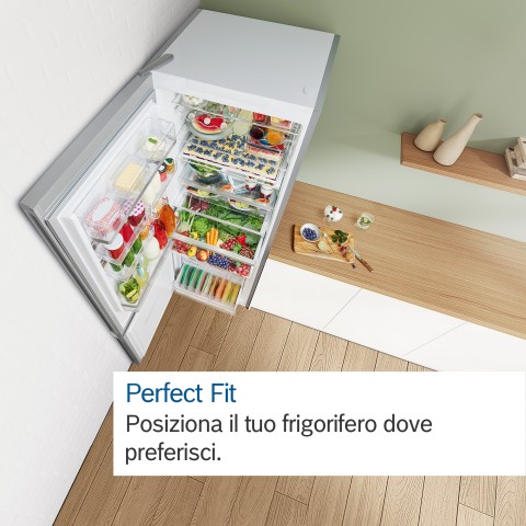 Bosch KGN493LDC frigorifero con congelatore Libera installazione 438 L D Acciaio inox