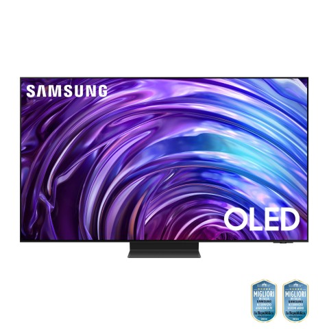 Samsung TV OLED 4K 65" QE65S95DATXZT Smart TV Wi-Fi Graphite Black 2024, Processore NQ4 AI GEN2, OLED Glare Free, Infinity One Design, Dolby Atmos