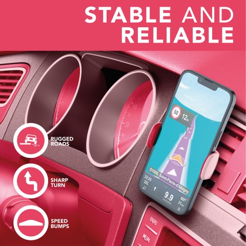 Cellularline Car Holder - Universal Supporto smartphone da auto super colorato