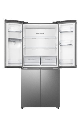 Hisense RQ5P470SMIE frigorifero con congelatore 482 L E Argento, Acciaio inox