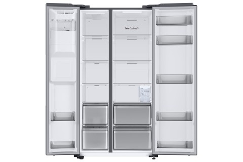 Samsung RS68CG852ES9 frigorifero Side by Side EcoFlex AI Libera installazione con Dispenser acqua senza allaccio idrico 634 L Classe E, Inox