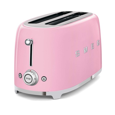 Smeg Tostapane 50's Style – Rosa LUCIDO 2x4 – TSF02PKEU