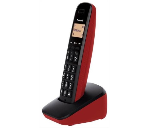 Panasonic KX-TGB610JTR telefono Telefono analogico/DECT Identificatore di chiamata Nero, Rosso