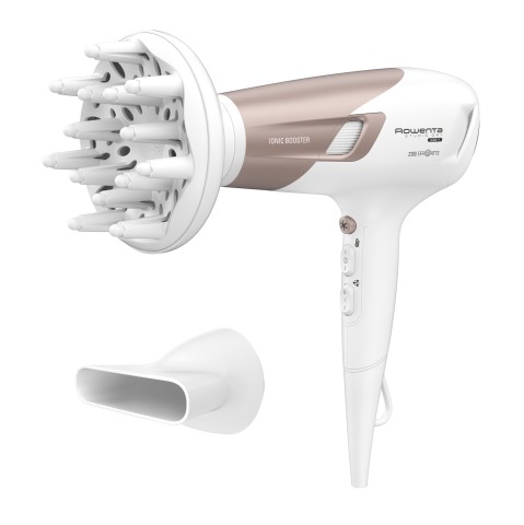 Rowenta Studio Dry CV5830 asciuga capelli 2300 W Beige, Bianco