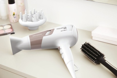 Rowenta Studio Dry CV5830 asciuga capelli 2300 W Beige, Bianco