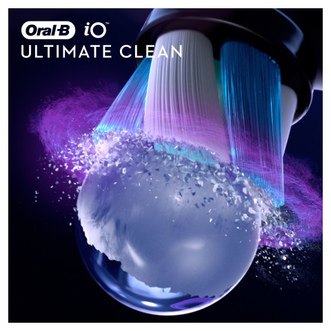 Oral-B iO Ultimate Clean Testine Di Ricambio Nere , 4 Pezzi