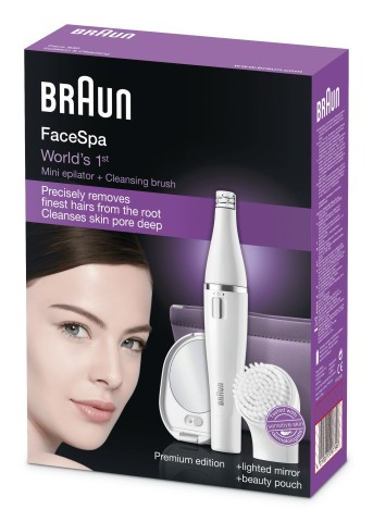 Braun Face 830 Epilatore Viso E Spazzola Di Pulizia Viso