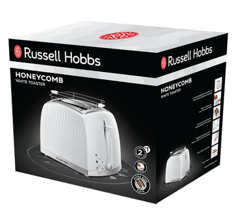 Russell Hobbs 26060-56 tostapane 6 2 fetta/e 850 W Bianco