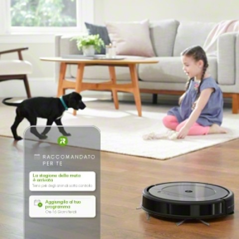 iRobot Roomba Combo Kit aspirapolvere robot 0,45 L Senza sacchetto Nero, Grigio