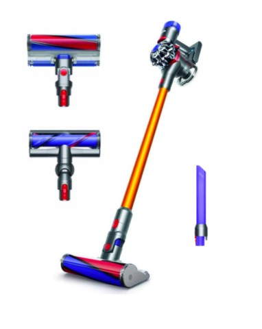 Dyson V8 Absolute + aspirapolvere senza filo Grigio, Nichel, Giallo Senza sacchetto