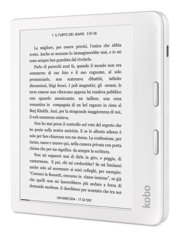 Rakuten Kobo Libra 2 lettore e-book Touch screen 32 GB Wi-Fi Bianco