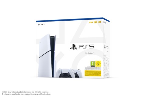 SONY PS5 C SLIM + 2 DUALSENSE CONSOLE PS5 DISC D +2 DUALSENSE