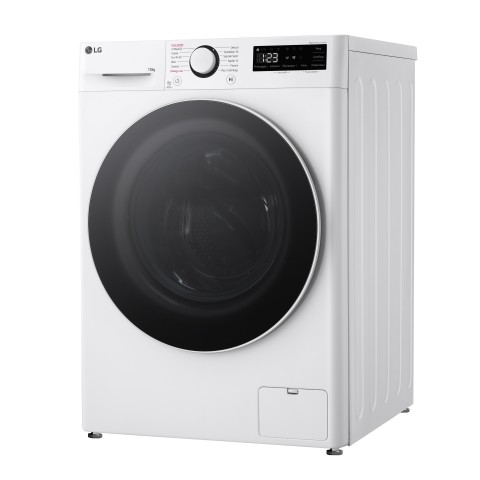 LG F4R5010TSWW Lavatrice 10kg AI DD, Classe A-10%, 1400 giri, TurboWash, Vapore