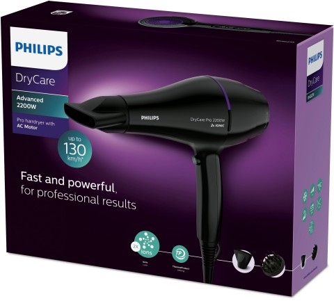 Philips DryCare Asciugacapelli professionale con motore AC a 2200 W