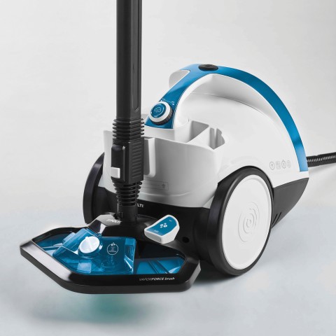 Polti Vaporetto Smart 100_B Pulitore a vapore cilindrico 1500 W Blu, Bianco