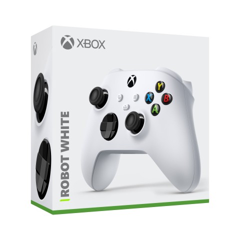 Microsoft Xbox Wireless Controller White Bianco Bluetooth/USB Gamepad Analogico/Digitale Xbox Series S, Xbox Series X, Xbox One, Xbox One S, Xbox One X