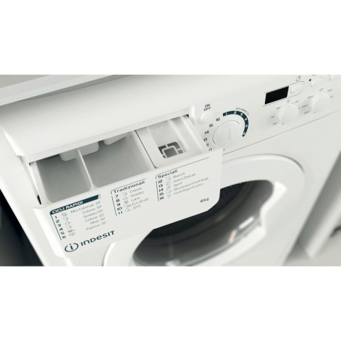 Indesit Lavatrice a libera installazione EWSD 61251 W IT N - EWSD 61251 W IT N