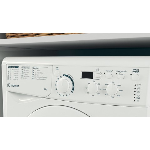 Indesit Lavatrice a libera installazione EWSD 61251 W IT N - EWSD 61251 W IT N