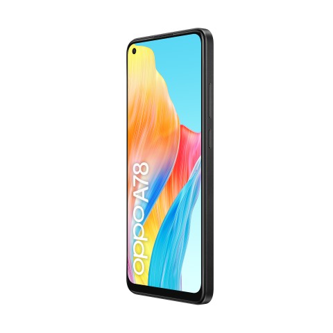 OPPO A78 4G Smartphone, AI Doppia fotocamera 50+2MP, Selfie 8MP, Display 6.43” 90HZ AMOLED FHD+, 5000mAh, RAM 8(Esp 4GB/6GB/8GB)+ROM 128GB (esp1TB), IP54, [Versione Italia], Mist Black