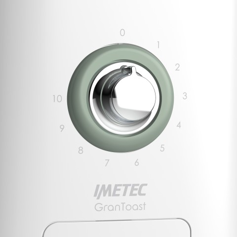 Imetec GranToast 10 2 fetta/e 600 W Verde, Bianco