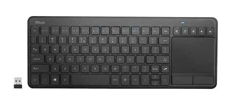 Trust Vaia tastiera Universale RF Wireless QWERTY Italiano Nero