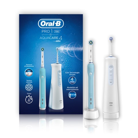 Braun Oral-B Aquacare 4 Pro-Expert + Oral-B Pro 1 700 idropulsore