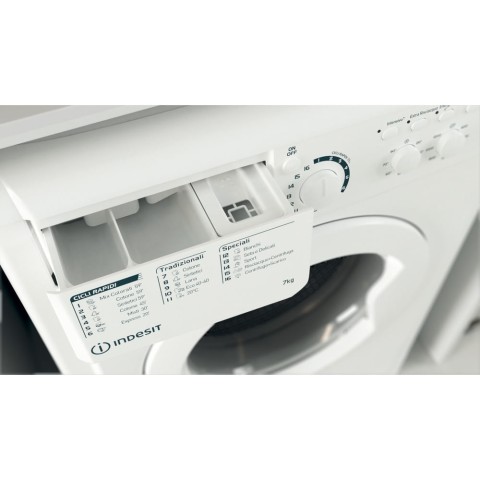 Indesit Lavatrice a libera installazione EWC 71252 W IT N - EWC 71252 W IT N