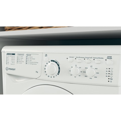 Indesit Lavatrice a libera installazione EWC 71252 W IT N - EWC 71252 W IT N