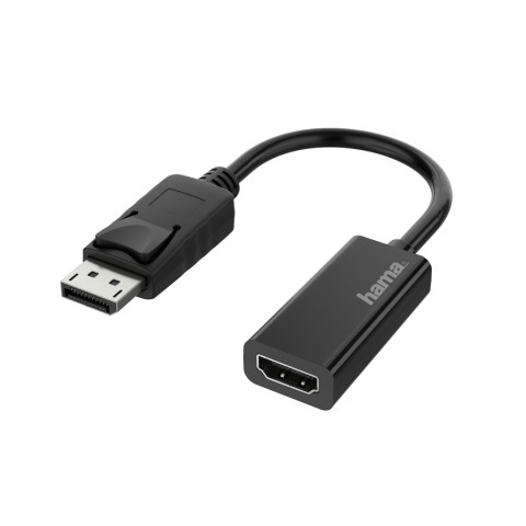 Hama Cavetto adattatore DISPLAY PORT M/ HDMI F, Ultra HD 4K, nero