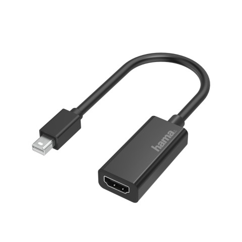 Hama Cavetto adattatore Mini DisplayPort M/ Hdmi F, ultra HD 4 K, compatibile Thunderbolt, nero