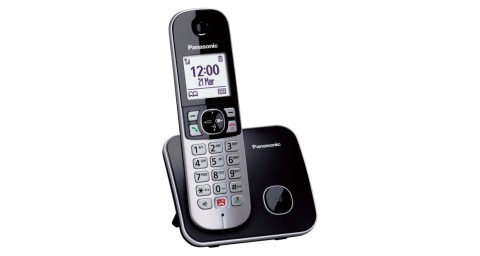 Panasonic KX-TG6852JTB telefono Telefono DECT Identificatore di chiamata Nero, Grigio