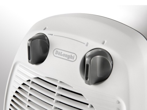 De’Longhi HVA3220 stufetta elettrica Interno Grigio, Bianco 2000 W Riscaldatore ambiente elettrico con ventilatore