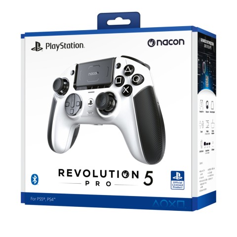 NACON Revolution 5 Pro Nero, Bianco Bluetooth Gamepad PC, PlayStation 4, PlayStation 5