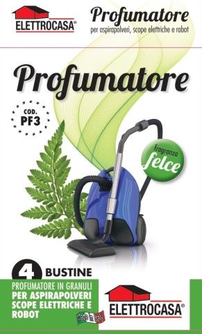 Elettrocasa PF3 accessorio e ricambio per aspirapolvere Deodorante per l'ambiente Aspiratore a cilindro