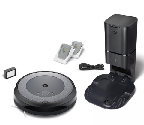 iRobot Roomba i3+ aspirapolvere robot Sacchetto per la polvere Nero, Grigio