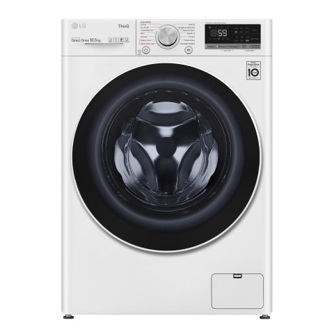 LG F4WV510S0E Lavatrice Intelligente AIDD 10,5kg Vapore TurboWash 1400 Giri/min Carica frontale Classe B